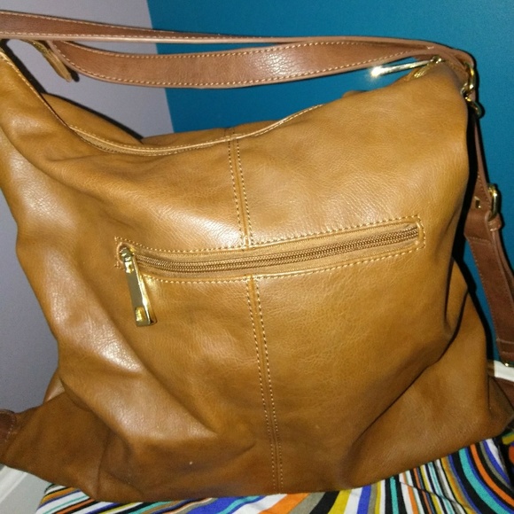 Vegan leather hobo bag - Picture 3 of 4